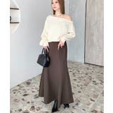 カットジョーゼットマーメイドフレアスカート | moment+ | 詳細画像30 