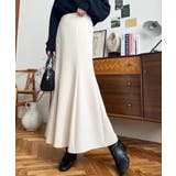 カットジョーゼットマーメイドフレアスカート | moment+ | 詳細画像6 