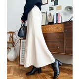 カットジョーゼットマーメイドフレアスカート | moment+ | 詳細画像7 