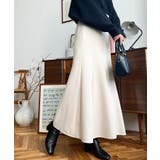 カットジョーゼットマーメイドフレアスカート | moment+ | 詳細画像8 