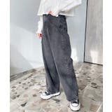 デニム&ツイルハイウェストストレートパンツ | moment+ | 詳細画像27