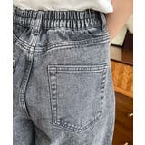 デニム&ツイルハイウェストストレートパンツ | moment+ | 詳細画像35