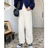 デニム&ツイルハイウェストストレートパンツ | moment+ | 詳細画像65