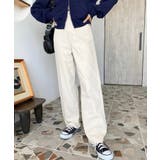 デニム&ツイルハイウェストストレートパンツ | moment+ | 詳細画像66