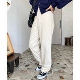 デニム＆ツイルハイウェストストレートパンツ | moment+ | 詳細画像67 