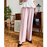 カットジョーゼットセンタープレスハイウエストツータックセミワイドスラックスパンツ | moment+ | 詳細画像75 