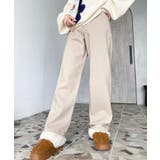 デニム＆ツイルストレートパンツ | moment+ | 詳細画像18 