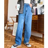 デニム＆ツイルストレートパンツ | moment+ | 詳細画像21 