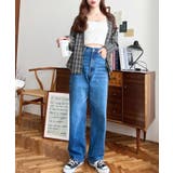 デニム＆ツイルストレートパンツ | moment+ | 詳細画像22 