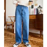 デニム＆ツイルストレートパンツ | moment+ | 詳細画像23 