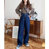 デニム＆ツイルストレートパンツ | moment+ | 詳細画像32 