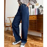 デニム＆ツイルストレートパンツ | moment+ | 詳細画像34 