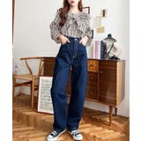 デニム＆ツイルストレートパンツ | moment+ | 詳細画像35 