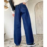 デニム＆ツイルストレートパンツ | moment+ | 詳細画像38 