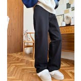 デニム＆ツイルストレートパンツ | moment+ | 詳細画像45 