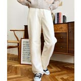 デニム＆ツイルストレートパンツ | moment+ | 詳細画像5 