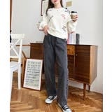 デニム＆ツイルストレートパンツ | moment+ | 詳細画像52 