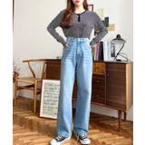 デニム＆ツイルストレートパンツ | moment+ | 詳細画像65 