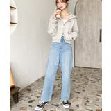 デニム＆ツイルストレートパンツ | moment+ | 詳細画像69 