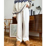 デニム＆ツイルストレートパンツ | moment+ | 詳細画像8 