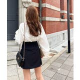 ボックスプリーツミニスカパン 厚手TPUカットジョーゼット | moment+ | 詳細画像56