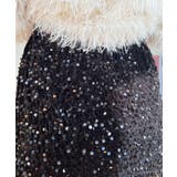 スパンコールベロアミニスカート | moment+ | 詳細画像24 