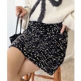 スパンコールベロアミニスカート | moment+ | 詳細画像26 