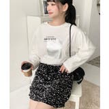 スパンコールベロアミニスカート | moment+ | 詳細画像49 