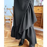 アシンメトリーヘムギャザースカート | moment+ | 詳細画像13 