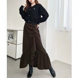 アシンメトリーヘムギャザースカート | moment+ | 詳細画像19 