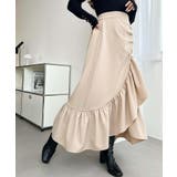 アシンメトリーヘムギャザースカート | moment+ | 詳細画像26 