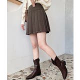 微起毛ウールライクプリーツミニスカート | moment+ | 詳細画像10