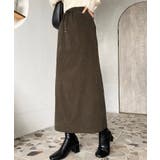 コーデュロイドロストタイトスカート | moment+ | 詳細画像12 