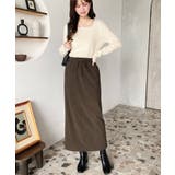 コーデュロイドロストタイトスカート | moment+ | 詳細画像16 