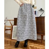 ゴブランジャガードフレアスカート | moment+ | 詳細画像13 