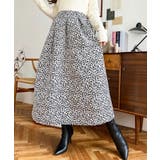 ゴブランジャガードフレアスカート | moment+ | 詳細画像9 