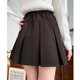 厚手TPUカットジョーゼットワイドプリーツミニスカパン | moment+ | 詳細画像13 