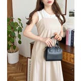 カットジョーゼットダブルストラップキャミワンピース | moment+ | 詳細画像12