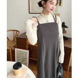 カットジョーゼットダブルストラップキャミワンピース | moment+ | 詳細画像15