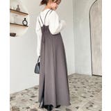 カットジョーゼットダブルストラップキャミワンピース | moment+ | 詳細画像23