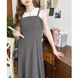 カットジョーゼットダブルストラップキャミワンピース | moment+ | 詳細画像26