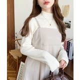 カットジョーゼットダブルストラップキャミワンピース | moment+ | 詳細画像3