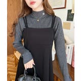 カットジョーゼットダブルストラップキャミワンピース | moment+ | 詳細画像30