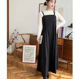 カットジョーゼットダブルストラップキャミワンピース | moment+ | 詳細画像36