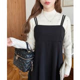 カットジョーゼットダブルストラップキャミワンピース | moment+ | 詳細画像40