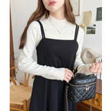 カットジョーゼットダブルストラップキャミワンピース | moment+ | 詳細画像42