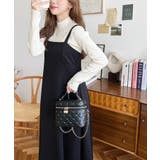 カットジョーゼットダブルストラップキャミワンピース | moment+ | 詳細画像43