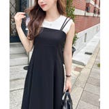 カットジョーゼットダブルストラップキャミワンピース | moment+ | 詳細画像47