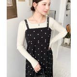 カットジョーゼットダブルストラップキャミワンピース | moment+ | 詳細画像57