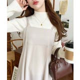 カットジョーゼットダブルストラップキャミワンピース | moment+ | 詳細画像6